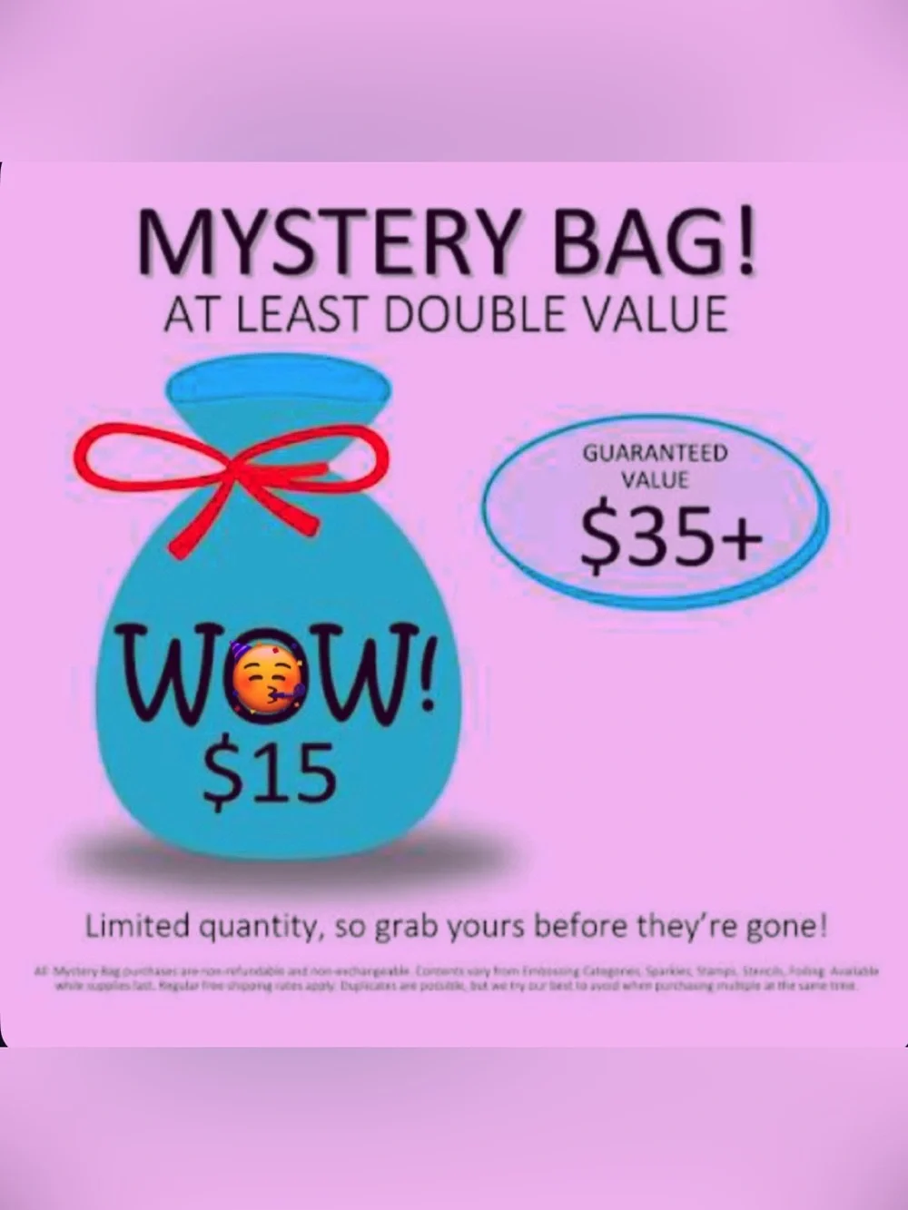 The MORE you BID, The BETTER the Mystery Bag Saturdays!Bags START at $15 only!! - Picture 2 of 6